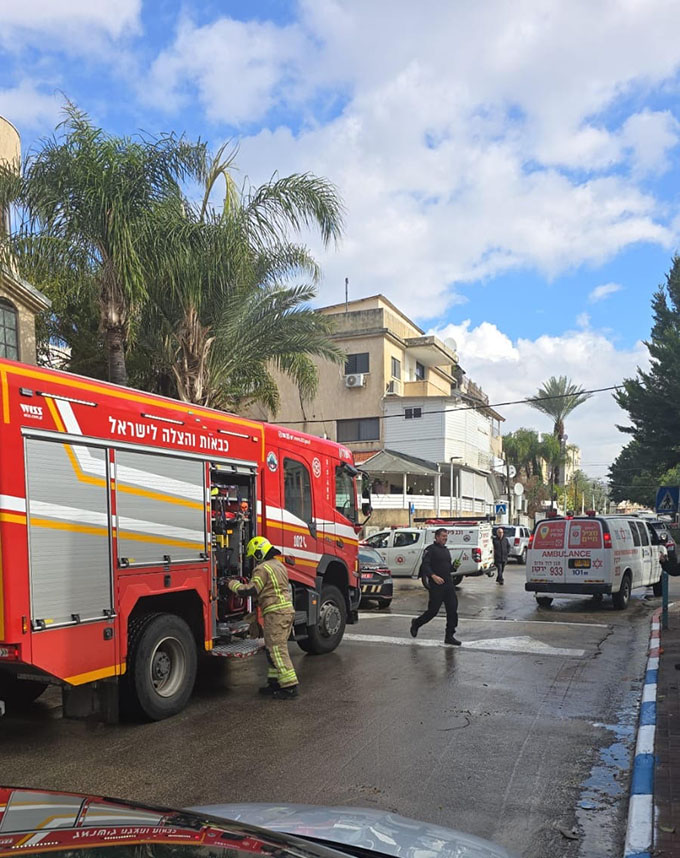 حريق داخل منزل في جلجولية بسبب انفجار سخان ماء 